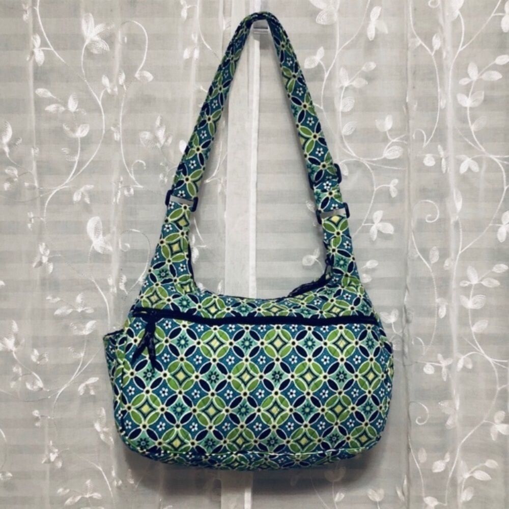 Vera Bradley Daisy Daisy Tote Bag Handbag - Picture 2 of 7
